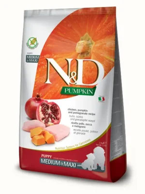 Alimento N&D Pumpkin Frango e Romã Para Cachorro Médio/ Maxi 2,5kg