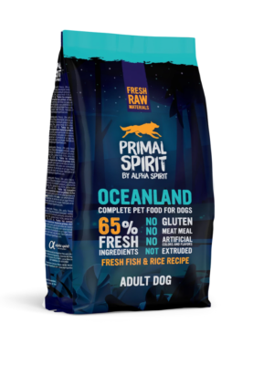 primal spirit dog food 65% oceanland 12kg